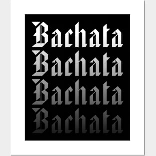 Bachata Lettering For Festivals Posters and Art